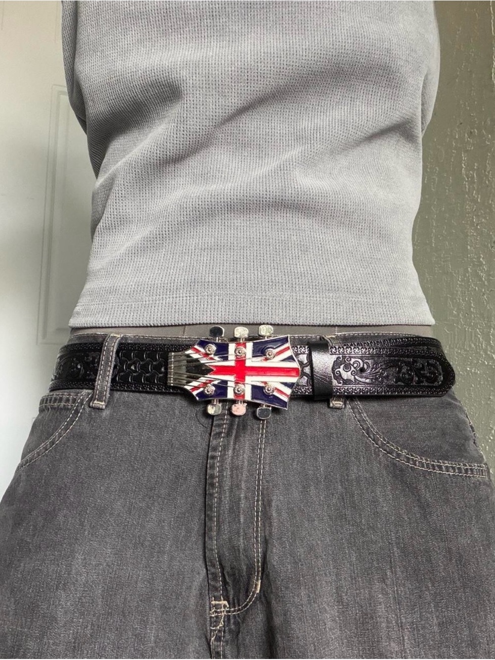UK Guitar Buckle Belt